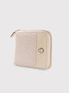 Caprese Emma Wallet Small Zip Around Beige