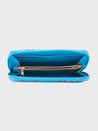 Caprese Gemma Zip Around Wallet Medium Blue