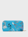 Caprese Gemma Zip Around Wallet Medium Blue