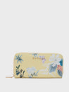 Caprese Gemma Zip Around Wallet Medium Yellow