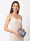 Caprese Helene Flapover Wallet Medium Black