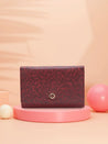 Caprese Helene Flapover Wallet Medium Maroon