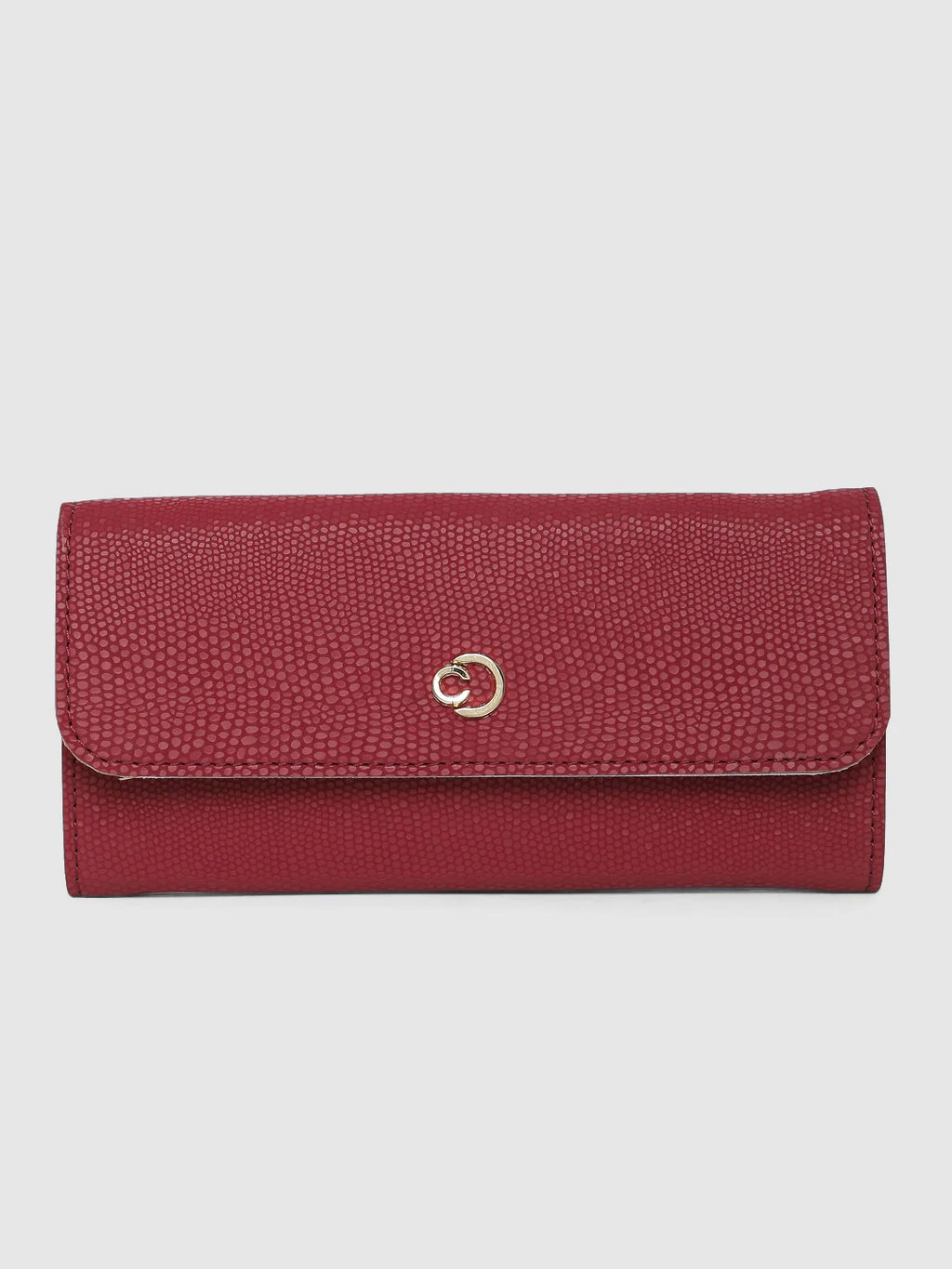 Buy Caprese Helene Wallet Medium Maroon Rs 549.5 Caprese Bags