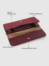 Caprese Helene Wallet Medium Maroon