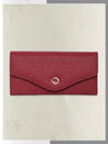Caprese Ingrid Flapover Wallet Large Maroon