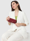 Caprese Ingrid Flapover Wallet Large Maroon