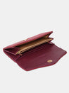 Caprese Ingrid Flapover Wallet Large Maroon