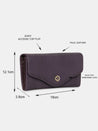 Caprese Ingrid Flapover Wallet Large Plum