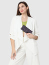 Caprese Ingrid Flapover Wallet Large Plum