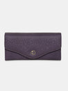 Caprese Ingrid Flapover Wallet Large Plum