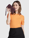 Caprese Izabella Wallet Large Maroon