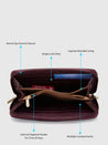 Caprese Izabella Wallet Large Maroon