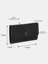 Caprese Janne Flapover Wallet Medium Black