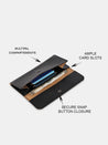 Caprese Janne Flapover Wallet Medium Black