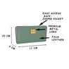 Caprese Kristin Fold Wallet Medium Dull Green
