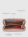 Caprese Lucya Wallet Large Salmon