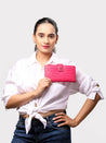 Caprese Luna Bifold Wallet Medium Fuchsia