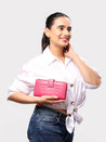 Caprese Luna Bifold Wallet Medium Fuchsia