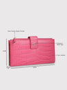 Caprese Luna Bifold Wallet Medium Fuchsia