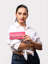Caprese Luna Wallet Medium Flap Wallet Fuchsia