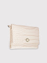Caprese Luna Wallet Small Trifold Cream