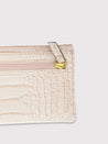 Caprese Luna Wallet Small Trifold Cream