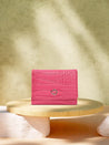 Caprese Luna Wallet Small Trifold Fuchsia
