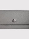 Caprese Mia Wallet Medium Flap Wallet Gunmetal