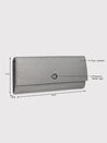Caprese Mia Wallet Medium Flap Wallet Gunmetal