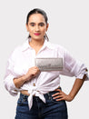 Caprese Mia Wallet Medium Flap Wallet Roase Gold