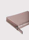 Caprese Mia Wallet Large Zip Around Rose Gold