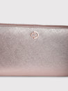 Caprese Mia Wallet Large Zip Around Rose Gold