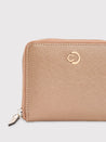Caprese Mia Wallet Small Zip Around Copper