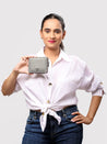 Caprese Mia Wallet Small Zip Around Gunmetal