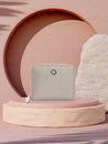 Caprese Mia Wallet Small Zip Around Gunmetal