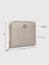 Caprese Mia Wallet Small Zip Around Gunmetal