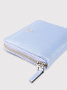 Caprese Mia Wallet Small Zip Around Pearl Blue