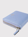 Caprese Mia Wallet Small Zip Around Pearl Blue