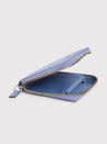 Caprese Mia Wallet Small Zip Around Pearl Blue