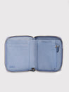 Caprese Mia Wallet Small Zip Around Pearl Blue