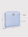 Caprese Mia Wallet Small Zip Around Pearl Blue