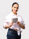 Caprese Mia Wallet Small Zip Around Rose Gold