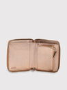 Caprese Mia Wallet Small Zip Around Rose Gold