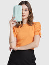 Caprese Mischa Wallet Medium Aqua