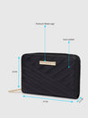 Caprese Mareeya Wallet Large Black