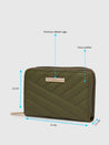 Caprese Mareeya Wallet Large Olive