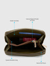 Caprese Mareeya Wallet Large Olive