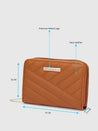 Caprese Mareeya Wallet Large Tan