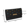 Caprese Popsicle Flap Wallet Small Black
