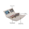 Caprese Popsicle Flap Wallet Small Cream